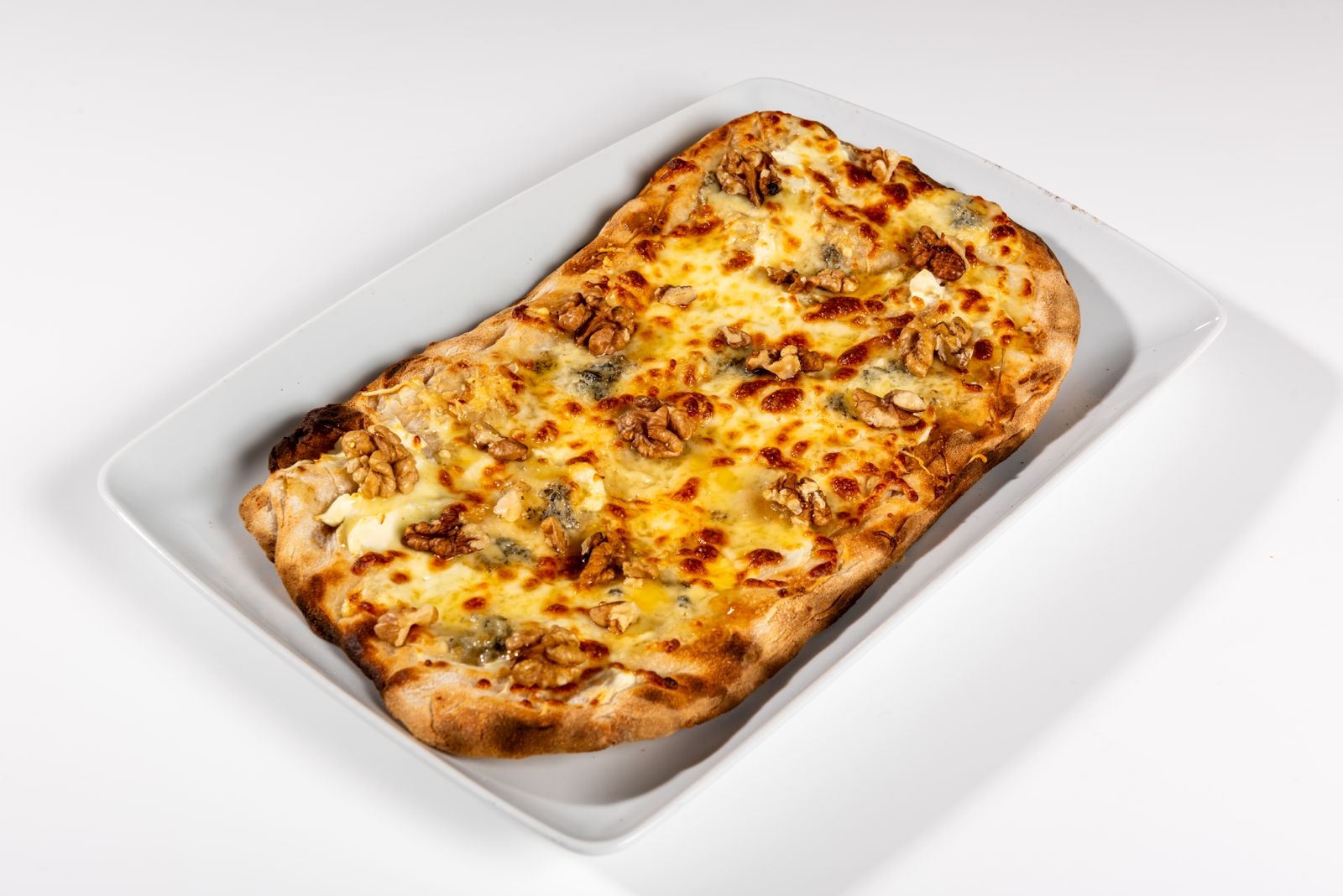 Pinsa Mozzarella e Noci