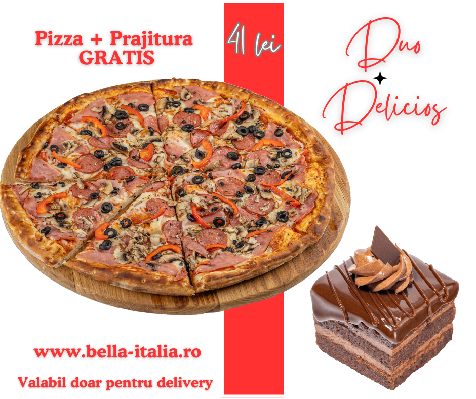 Oferta PIZZA + PRAJITURA