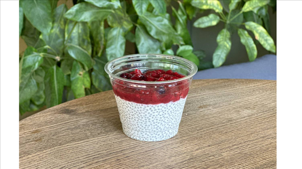CHIA PUDDING WITH BERRIES