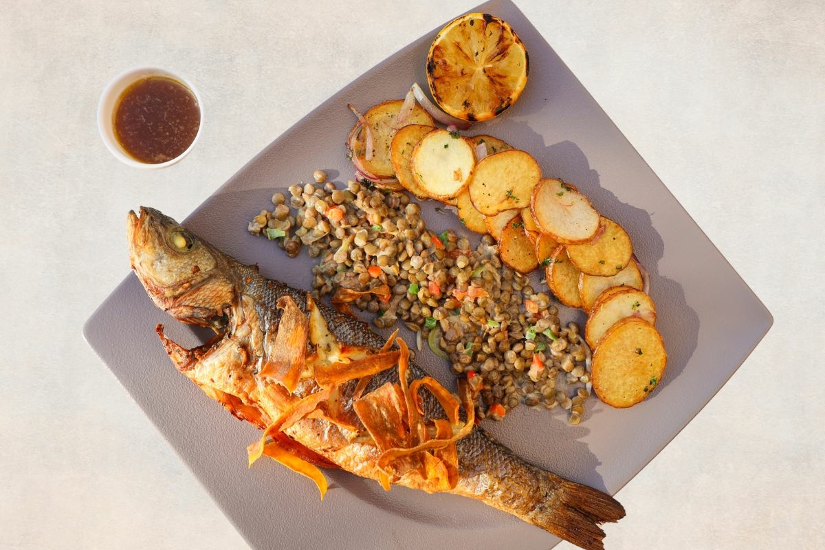Baked  Seabass