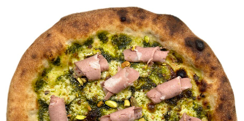 Pizza con Mortadella e 500 г.