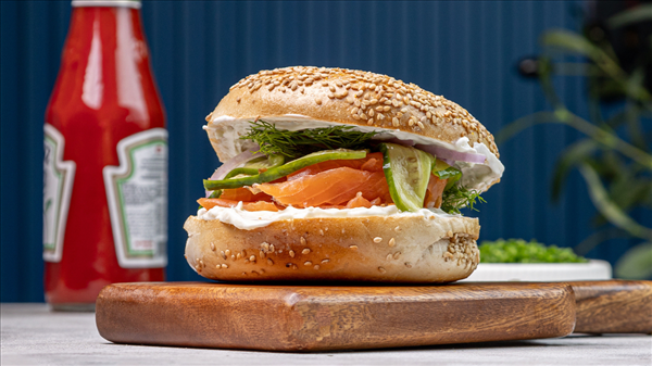 LOX Breakfast Bagel