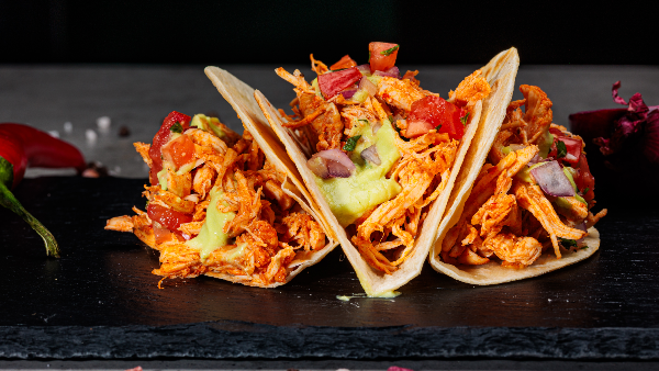 Tacos Pulled Chicken Tinga 